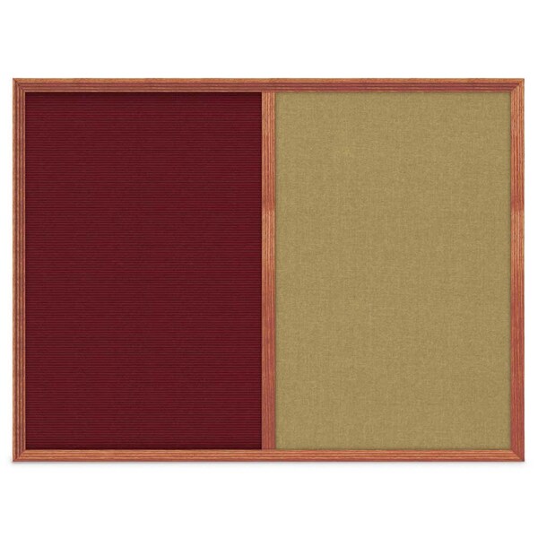 Slim Style Indoor Enclosed Corkboard, 12